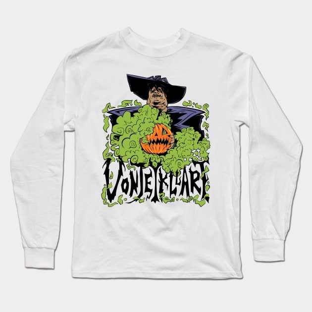 Vonjekyllart Logo Green Smoke Long Sleeve T-Shirt by VonJekyllArt